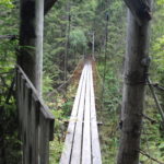 Bjørnshøhelvete hanging bridge