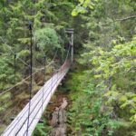 Bjørnsjøhelvete hanging bridge